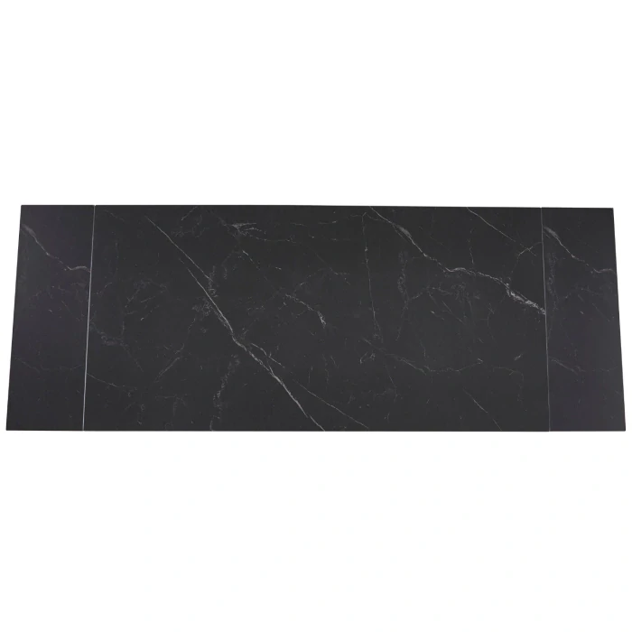 Stôl REX 160-220 cm čierny /orech