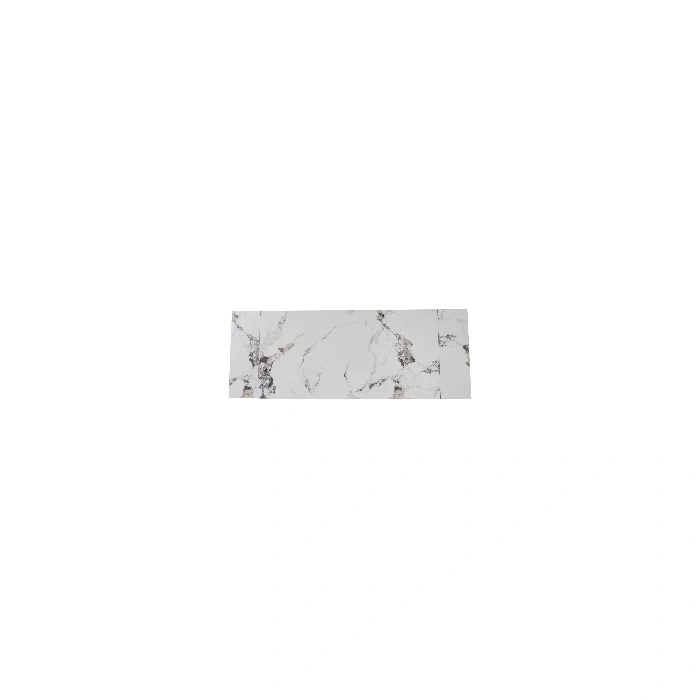 Stôl REX 2 160-220 cm biely mramor /dub
