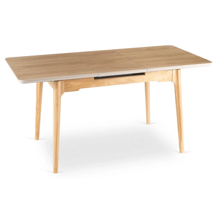 Keramický stôl SAMER 120-160 cm, dub