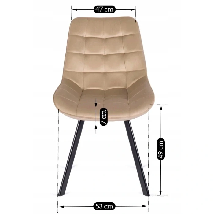 Stolička RICK, béžová