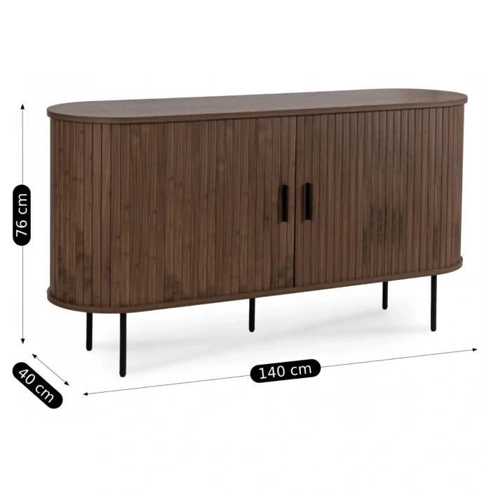 Komoda TRISH 140 cm, orech