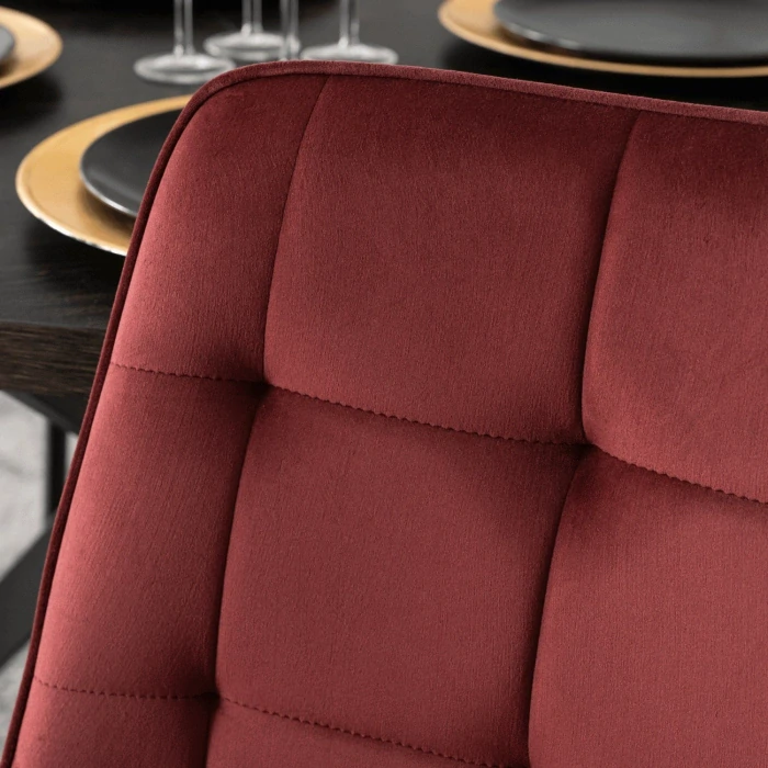 Stolička CHRIS, bordová