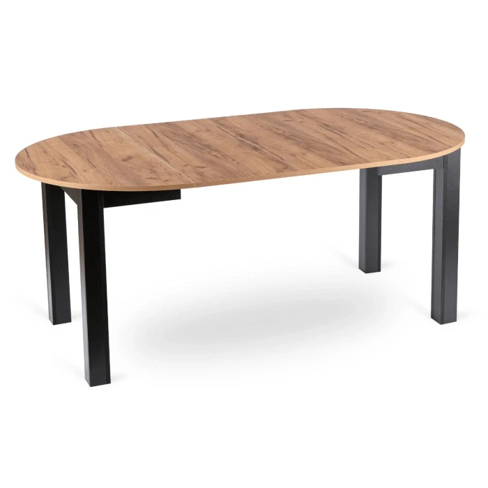 Rozkladací stôl JAMES 103-223 cm, dub CRAFT/čierny