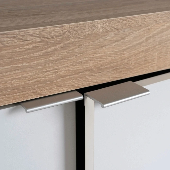 Komoda BLAGO 180 cm, dub sonoma/biela