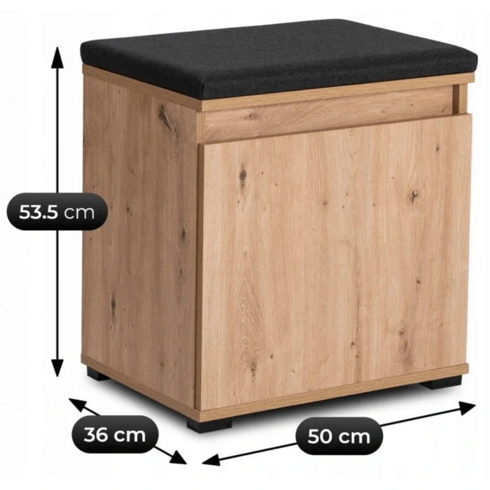 Predsieňová súprava PARMA 50 cm, Dub Artisan/Grafit