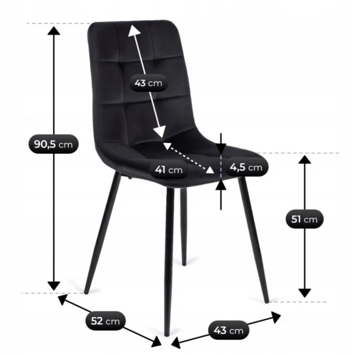 Zostava stôl HARRY 102-142 cm, dub artisan + 6x stolička PERU čierna