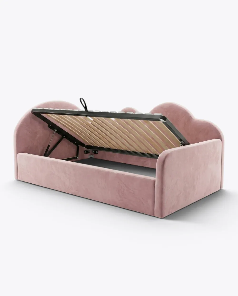 Detská posteľ ELSA 90x200, powder pink