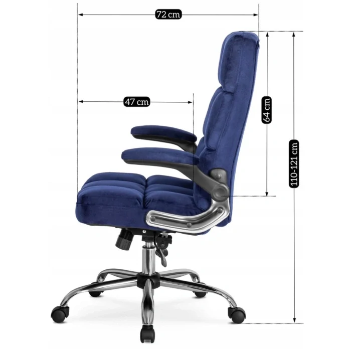 Otočná stolička LONDON, modrá