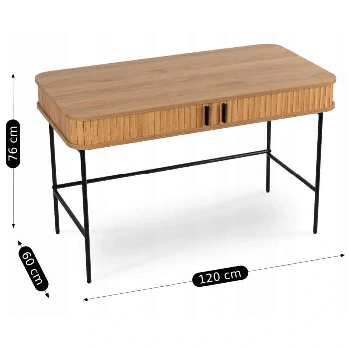 Konzolový stolík TRISH 120 cm, dub