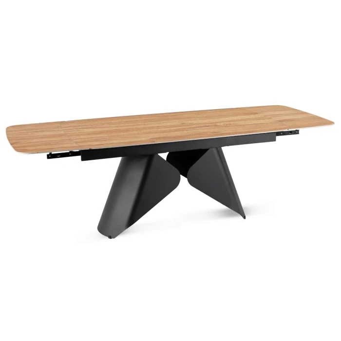 Rozkladací stôl VERONA 160-240 cm dub/čierna