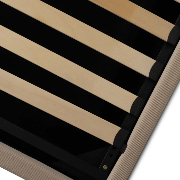 Posteľ MARSYLIA 180x200 s úložným priestorom, béžová