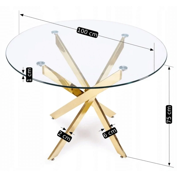 Stôl SALLO 110 cm