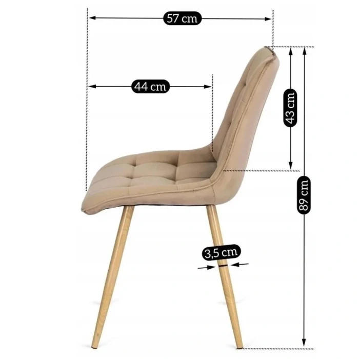 Stolička RODRI, béžová