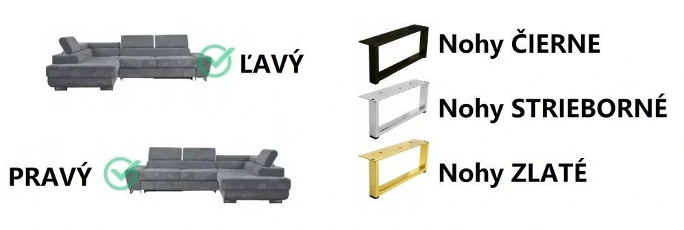 Rohová sedačka Manchester mentolová 8