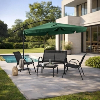 Záhradný slnečník  AKRON, Zelený 