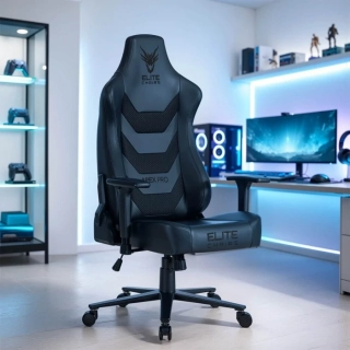 Otočná stolička APEX, čierna