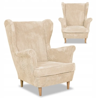 Ušiak škandinávsky jednofarebný béžová