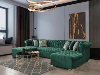 Monte Carlo Divani Veľká glamour sedacia súprava