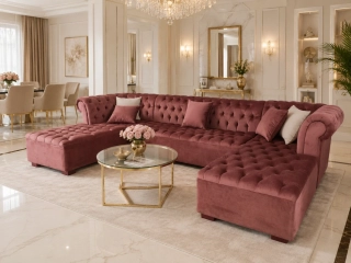 Monte Carlo Divani Veľká glamour sedacia súprava