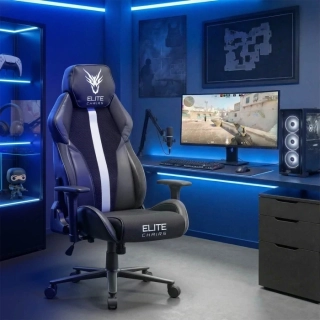 Herná stolička NEXON, čiernobiela