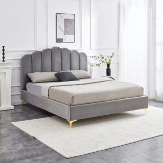 Posteľ GEMINI 160x200, Sivá