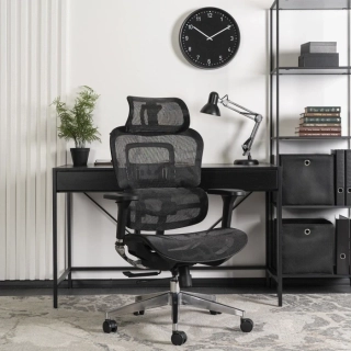 Ergonomická otočná stolička NINO, čierna