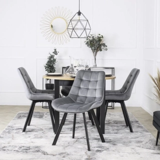 Stolička RICK, sivá