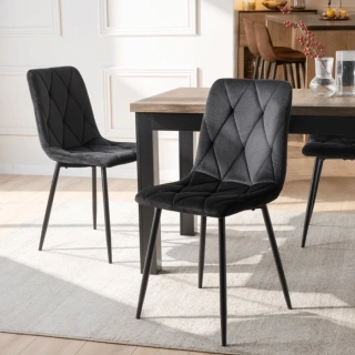 Stolička ROBIN, čierna