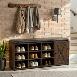 Botník ARYA 110 cm, rustikálny dub