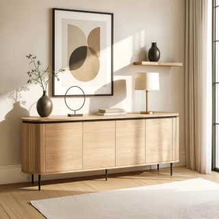 Komoda BECK 200 cm, dub