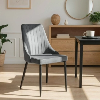 Stolička BARI, sivá