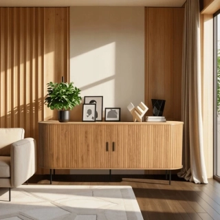 Komoda TRISH 180 cm, dub