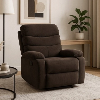 Rozkladacie kreslo KOBE, hnedé