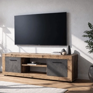 TV skrinka BLAGO 140 cm, dub/grafit