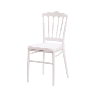 Vankúš vodeodolný na svadobné stoličky SIMPLE biela