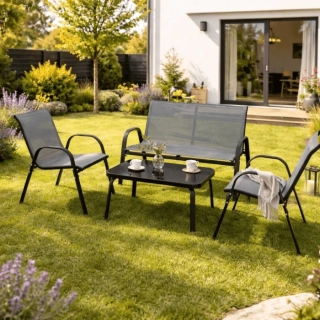 Záhradný nábytok MINNESOTA, sivý