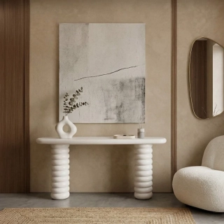 Stolík do predsiene GASTON, biely