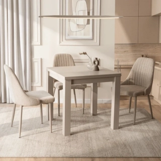 Rozkladací stôl MAX 80-160 cm, kašmír