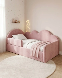 Detská posteľ ELSA 90x200, powder pink