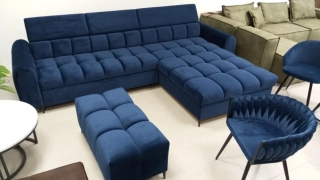 Sedačka PLAZA s otomanom na ležanie 350 x 200 cm ( s úl. priestorom+rozklad)