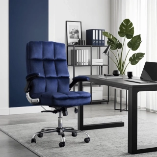 Otočná stolička LONDON, modrá